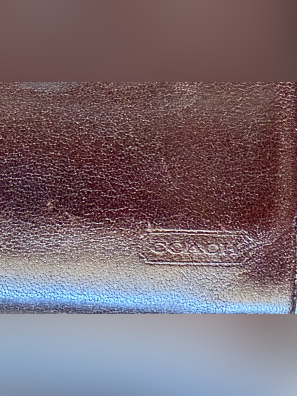 Vintage Coach Multifunction Wallet Mahogany Brown Leather - Picture 7 of 16